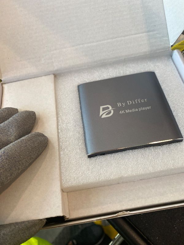 Photo 1 of *UNTESTED*
4K HD Digital Media Player, TV MP4 Video Player for USB Drive/Micro SD Card, Digital Signage, Auto Playback, H.265/HEVC, Optical/HDMI/AV Output, Grey