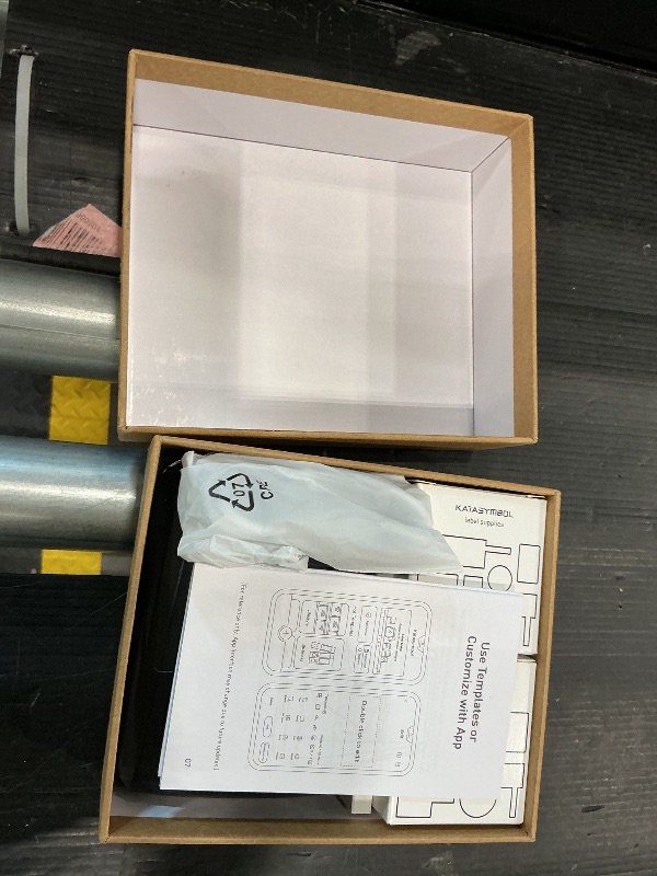 Photo 1 of *UNTESTED*
SUPVAN T50M Pro Bluetooth Label Maker Machine with 3 Tapes, Wide Waterproof Label, Versatile App with 30+ Fonts and 660+ Icons, Inkless Labeler for Home, Kitchen, School, Office Organization, Set 1