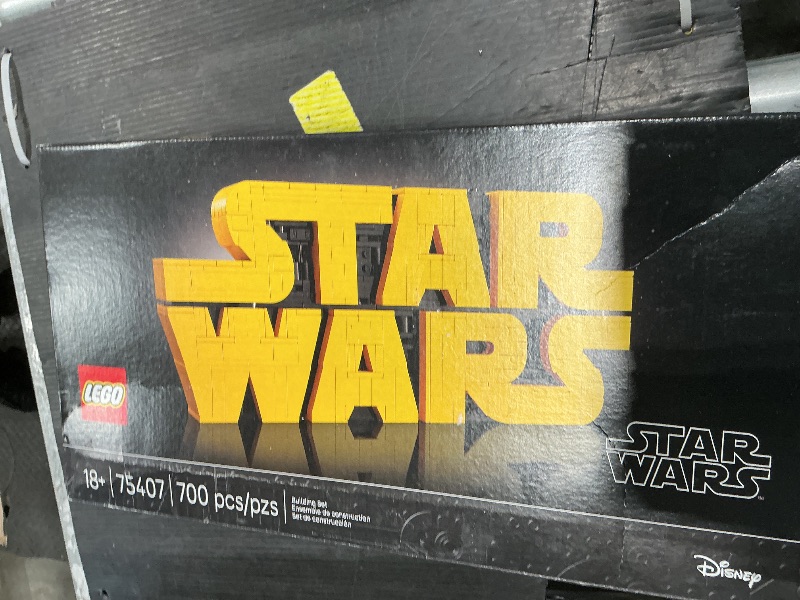 Photo 1 of **Factory Sealed**
LEGO Star Wars Brick-Built Star Wars Logo - Building Blocks for Adults 18+ - Star Wars Gift Idea for Birthdays - Collectible DIY Model Kit - Home Decor Idea for Fans of The Movie Series - 75407