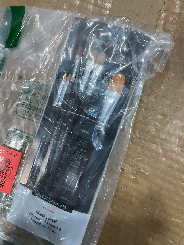 Photo 1 of *MISSING PARTS*
Transon 7pcs Artist Filbert Paintbrush Set for Acrylic Watercolor Gouache Oil and Body Painting