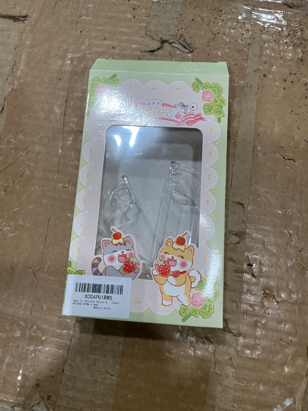 Photo 1 of [Improved Easy Dockable Version] Clear Case for Nintendo Switch 2, FANPL Protective Cover for Switch 2 and JoyCon Controller - Strong and Durable, Not Easy to Fall Off