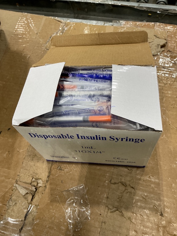 Photo 1 of 10 Pack 3ml/cc Disposable Luer Lock Lab Syringes with 23Ga 1.5 Inch Needle , Individually Sealed Packed