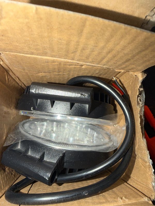 Photo 1 of **MISSING BASE**
LikeSafe LED Tractor Work Lights, 4 Inch 99W Round Off Road Lights Spot Flood Beam Led Pods Light, 12V 24V Driving Fog Light for Truck Vehicle Golf Car RV Boat ATV UTV SUV Motorcycle Snowplow, 2Pcs