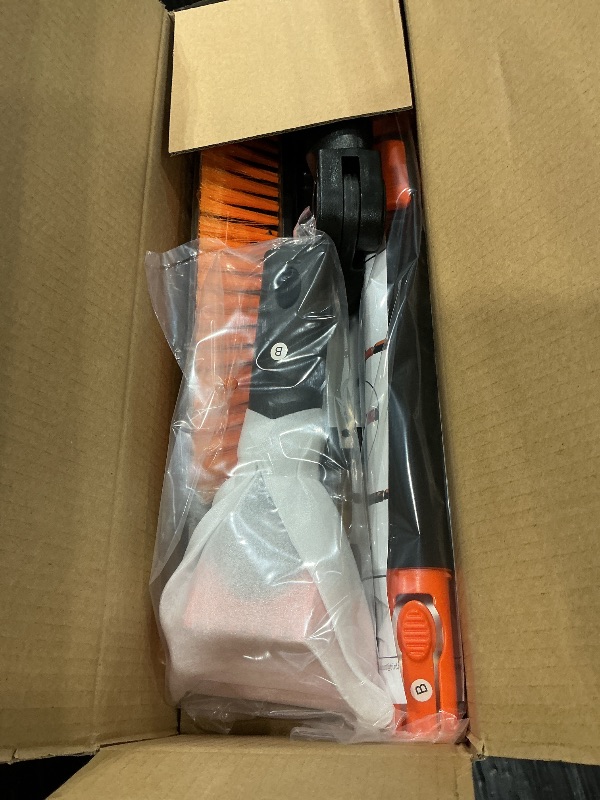 Photo 1 of ?Snow MOOver 39" Extendable Snow Brush with Squeegee & Ice Scraper | Foam Grip | Auto Snow Brush | Auto Ice Scraper | Car Truck SUV