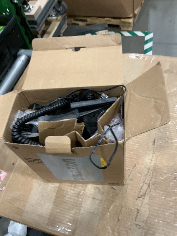 Photo 1 of *UNTESTED*
AT&T DECT 6.0 Corded/Cordless Home Phone with 2-Handset and Answering Machine, Smart Call Blocker, Caller ID, Large Backlit Display, Big Button, Speakerphone, Intercom: CL84218 (Charcoal Black)
