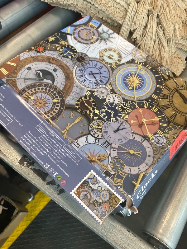 Photo 1 of *UNTESTED*
HUADADA Jigsaw Puzzles for Adults 1000 Pieces, Clocks Interlock Perfectly Letter on Back No Dust, Home Decor Birthday Party Toy for Men Women Elders Seniors (27.5"x19.6"), 1:1 Poster