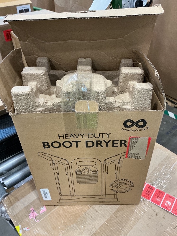 Photo 1 of **UNTESTED**
Upgraded Boot Dryer for Work Boots with Ozone Deodorizer - Fast Drying Compact Easy-to-Use Shoe Warmer Adjustable Tube Design - Fast Drying Shoes Dryers for Sneakers & Gloves, Ski Gears (2 Pair)