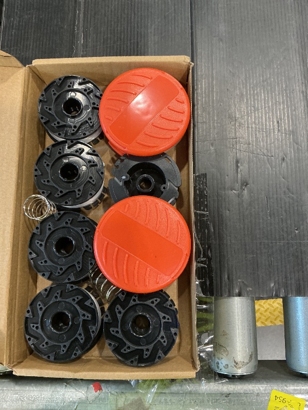 Photo 1 of 10 Pack  Eater String Compatible with Black+Decker, AF-100 0.065" Weed Wacker String Refill 240ft Automatic Feed String Trimmer Replacement Spool Line for Black&Decker(8 Spool+2 Cap+2 Spring)