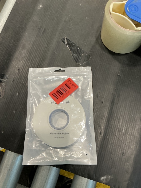 Photo 1 of 1 Rolls Buffalo Checker Ribbons, 3/8 Inch X 50 Yards Light Blue and White Gingham Ribbon, Woven Edge Check Ribbons, Polyester Woven Edge Ribbon for Sewing, DIY Craft, Gift Wrapping