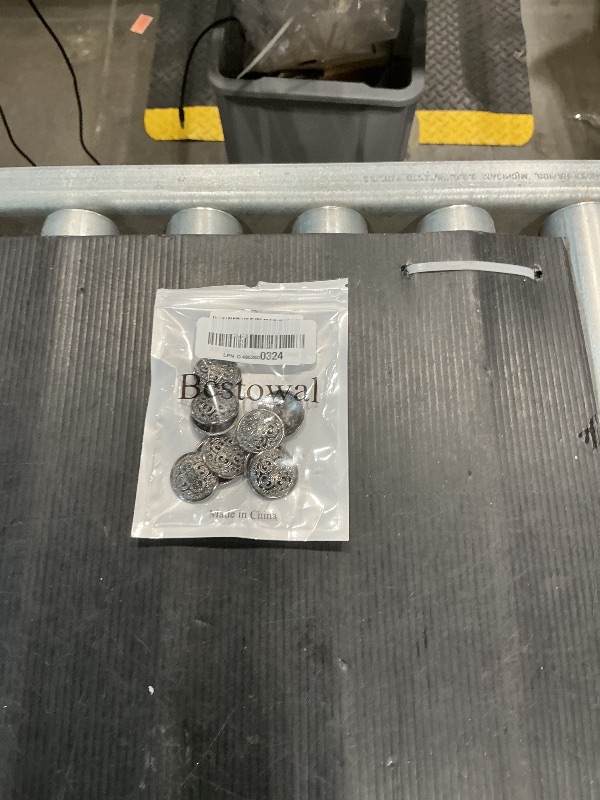 Photo 1 of 10PCS Clothes Button - Retro Hollow Sewing Button Shank Round Shaped Metal Button Set for Men Women Blazer, Coat, Uniform, Shirt, Suit and Jacket (Balck, 25mm)