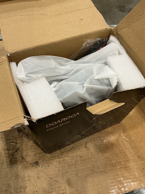 Photo 1 of *UNTESTED*
7-Speed Cordless Hand Mixer - Digital Display Rechargeable Electric Mixer Handheld with 6 Stainless Steel Accessories,Whisks Beaters Dough Hooks?Black?