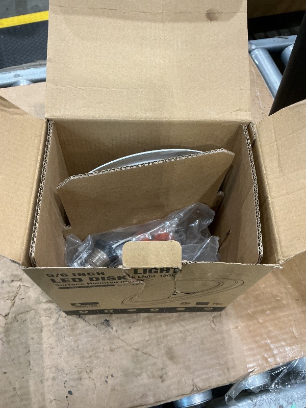 Photo 1 of *UNTESTED*
ECOELER 3CCT LED Disk Light, 6inch Dimmable LED Recessed Ceiling Lights, 16.5W 1000Lm, 3000K/4000K/5000K Selectable, Suitable for J-Box or Recessed Can, ETL & FCC Listed, 4Pack