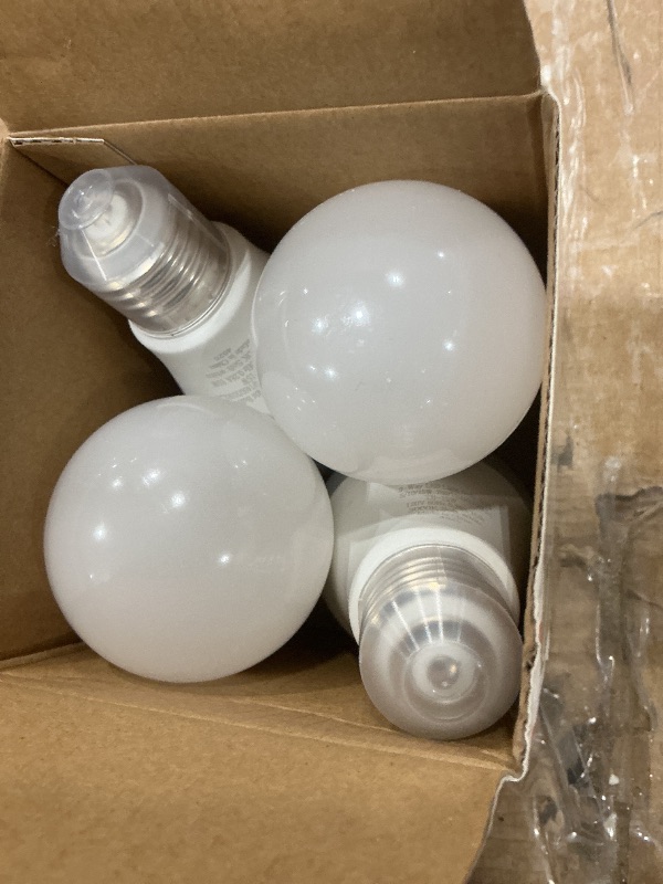 Photo 1 of *UNTESTED*
TJBB 4 Pack 3 Way LED Light Bulbs 50 100 150Watt Yellow 3000K Equivalent, 5/10/15W Three Way Light Bulbs A19 E26 Base, 700 1400 2100 Lumens
