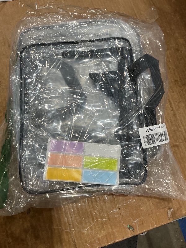 Photo 1 of ***ONLY ONE***  Toy Storage Bags with Labels, Clear PVC Puzzle Storage Bags, Waterproof Travel Toy Organizer Bags with Zipper for Building Blocks Kids Books (3 Size)