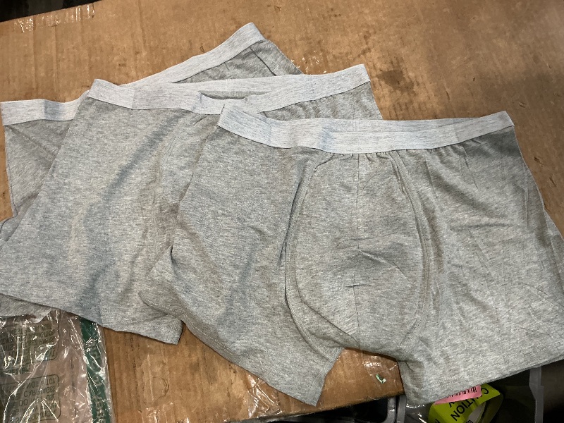 Photo 1 of  3-pack boxers in light gray