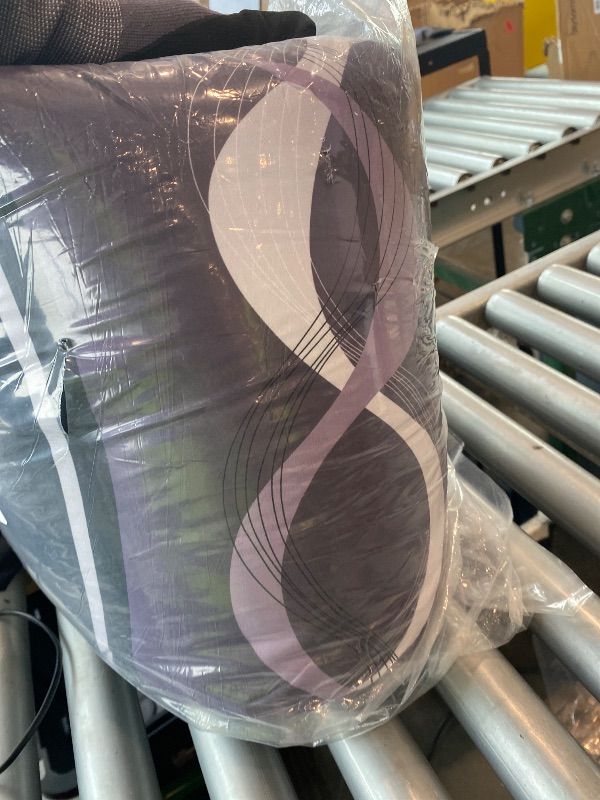 Photo 1 of *Look at picture* Black and purple blanket