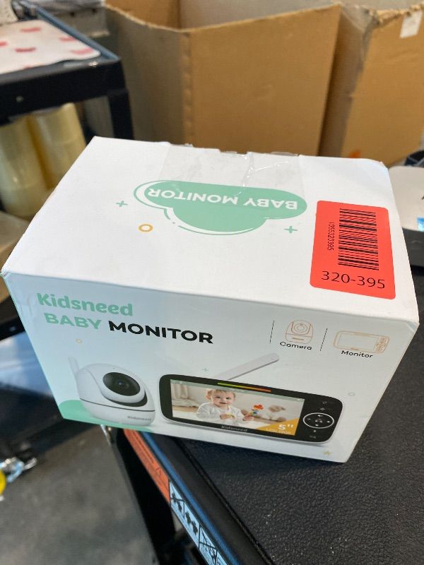 Photo 1 of *MINOR DAMAGE - USED*
Kidsneed Baby Monitor with Camera and Audio - 5 inch 720P Video Baby Monitor, No WiFi, 48H Battery Life, Night Vision, Two Way Talk, Remote Pan Tilt Zoom, Thermal Monitor?1000 ft Range ?530?