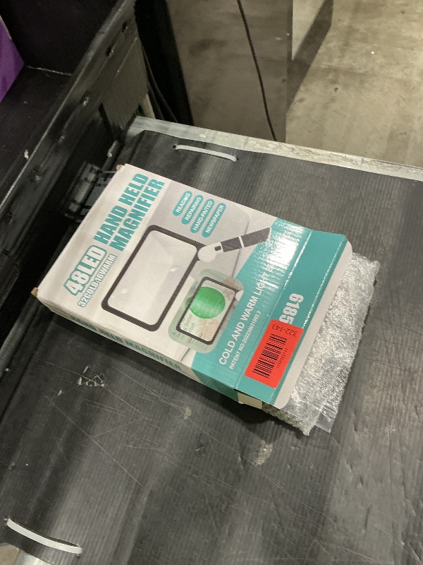 Photo 1 of [Upgraded] 5X Magnifying Glass with Light, 48 LED Handheld Full Page Magnifier for Reading, Seniors, Low Vision, Foldable, Battery Powered, Great Gift for Parents & Elderly