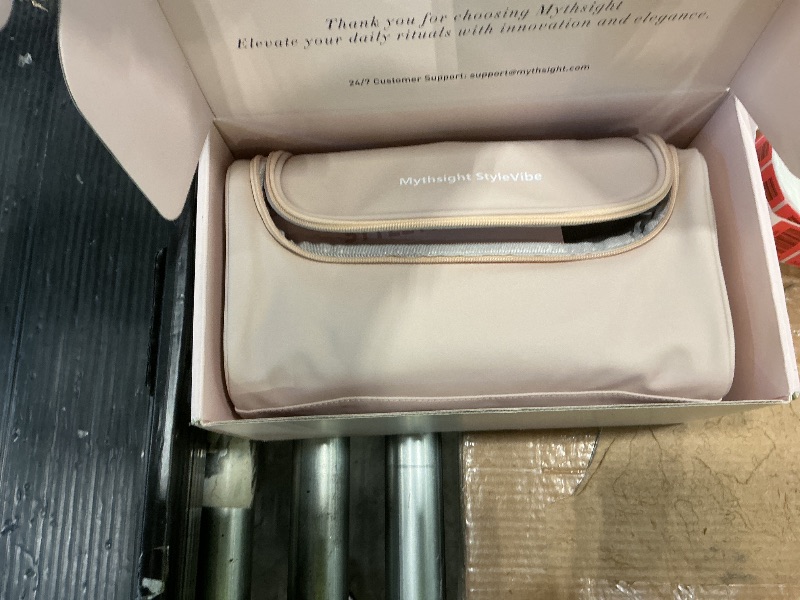 Photo 1 of [SIMILAR ITEM] [COLOR IS GREY INSTEAD OF PINK] Mythsight StyleVibe 6-in-1 Air Styler, Hair Dryer & Blow Dryer Brush with Travel Case - Auto Wrap Curls (L/R), Fast Drying, Thermal Round Brush for Smooth Blowouts & Frizz-Free Volume, No Heat Damage