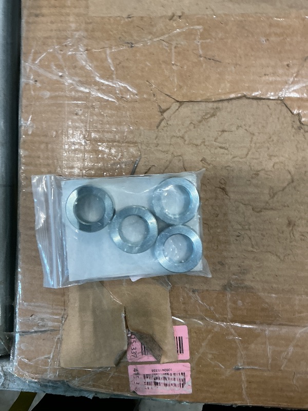 Photo 1 of (4-Pack) 1” Bore Solid Steel Shaft Collars with Zinc Plated Coating - Durable Shaft Collars Suitable for Machinery and Industrial Use