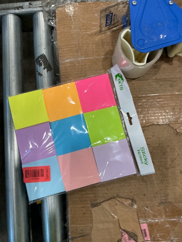 Photo 1 of (18 Pads) Pop Up Sticky Notes 3x3 Refills, Strong Adhesive Memo Pad Bulk with 9 Bright Colors, Suitable for Home, Office, School, Clean Removal