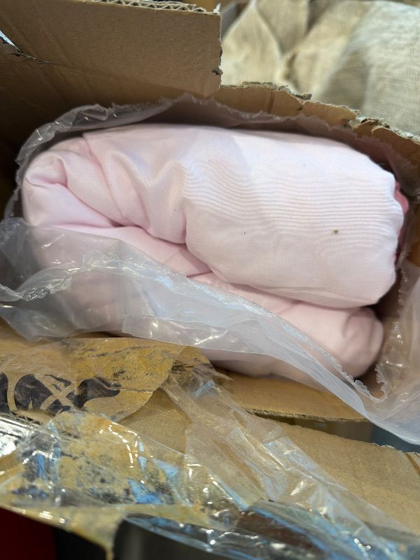 Photo 1 of **Similar item**
NTBAY Toddler Bedding Set - 4 Piece Soft and Breathable Crib Bedding Set for Boys and Girls, Includes Quilted Comforter, Fitted Sheet, Flat Top Sheet and Envelope Pillowcase, Pink