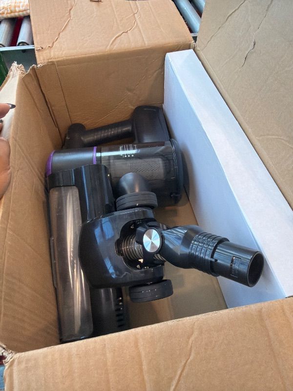 Photo 1 of **Missing Parts**
POMBEU Cordless Vacuum Cleaner, Hardwood Floor Vacuum Cleaners for Home, Stick Wireless Vacuum with LED Light, 50 Min Runtime and Self-Standing, Lightweight Vacuum for Pet Hair, Carpets & Hard Floors