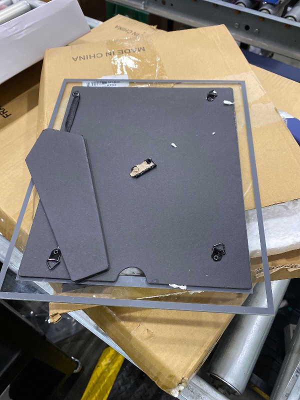 Photo 1 of [DAMAGED] SIMON'S SHOP 8x10 Picture Frame Glass Picture Frames 8x10 Wall and Tabletop Display Frame - 3 Pack