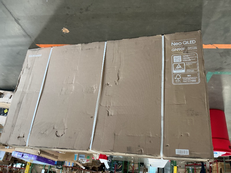 Photo 1 of (4/3/2026 ***FINAL SALE/NO RETURN, SOLD AS PARTS***) Samsung 85-Inch Class Neo QLED 4K QN90F Series, Vision AI, Mini LED Smart TV (2025 Model, 85QN90F) Neo Quantum HDR+, Object Tracking Sound+ w/Dolby Atmos, Glare Free, Gaming Hub, Alexa Built-in