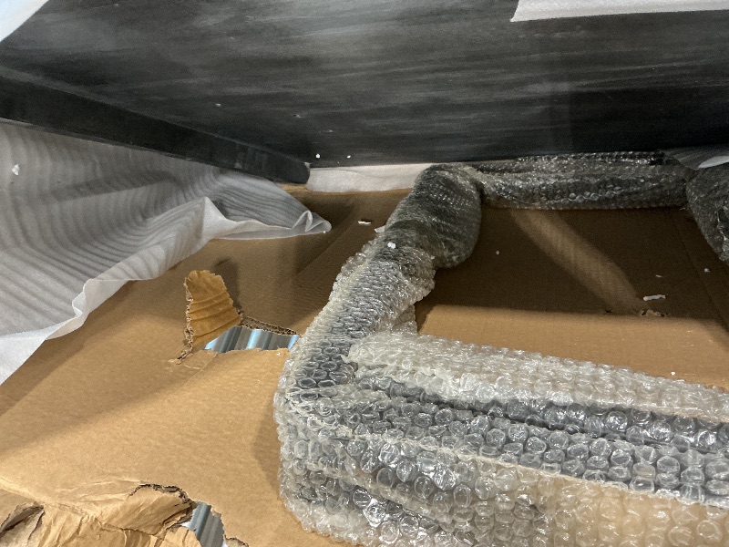 Photo 1 of *UNTESTED*
DELAVIN 59 Inch Large Solid Wood Dining Table for 4-6 People, Modern Oak Kitchen Table for 6, Farmhouse Rectangle Dining Room Table for Dining Room, Living Room, Easy Assembly, Black