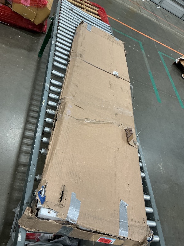 View 3 of *FOR PARTS ONLY*
Twin Size Floor Bed Frame with Door and Slats,Montessori Floor Bed with Safety Guardrails for Girls Boys,Solid Wood Kids Montessori Bed Twin Size,White