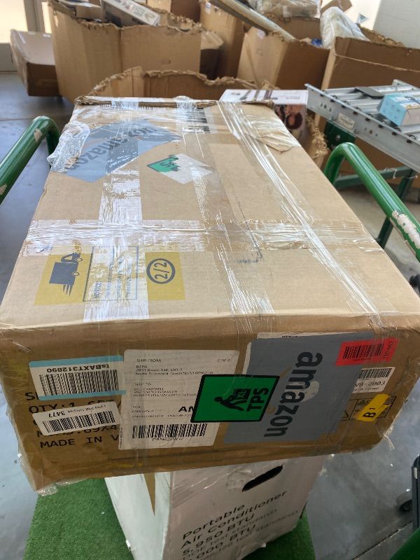 Photo 1 of *PARTIAL SET*
DWVO Vanity Desk Set with Mirror & Power Outlets, Vanity Table with 3 Dimmable Light Colors, 10 Drawers, Hair Dryer Rack – Modern Makeup Table with Hidden Storage Stool