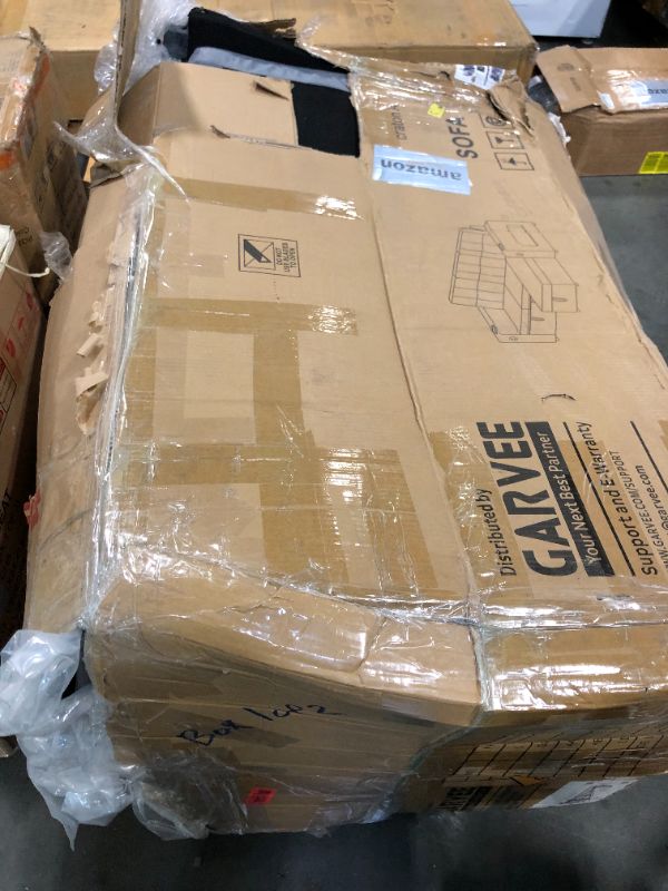 Photo 1 of (4/17/2026 ***FINAL SALE/NO RETURN, SOLD AS PARTS***)
GarveeHome 84 Inch Sleeper Sofa Bed, L-Shaped Sofa, Convertible Pull Out Couch Bed with Storage, Charging Station, LED Lights, Modern Sectional Sofa for Living Room, Apartment, Velvet, Dark Grey
