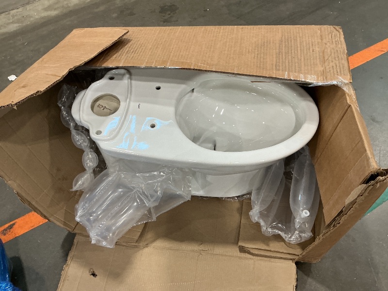 Photo 1 of *MISSING PARTS - See Clerk Notes*
TOTO Drake 1.6 GPF TORNADO FLUSH Toilet with CEFIONTECT, Cotton White - CST776CSG#01