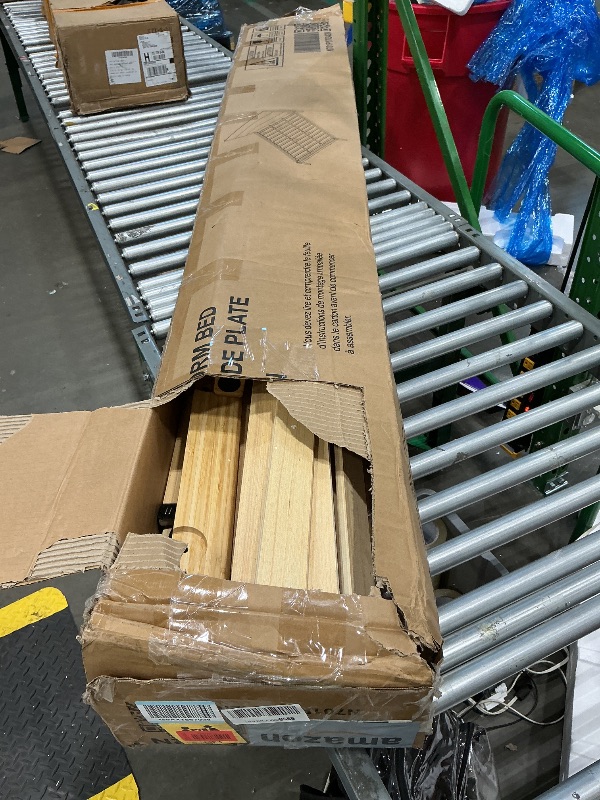 Photo 1 of *PARTIAL SET/MISSING PARTS - See Clerk Notes*
Merax King Size Bamboo Platform Bed, Mid-Century Modern Bed Frame with Tall Headboard, Solid Sustainable Bedframe King-Size, Wood Slat Support, No Box Spring Needed, Easy Assembly, Natural