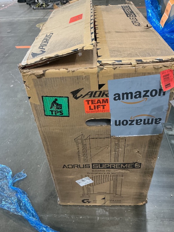 Photo 1 of ***GRAPHIC CARD AND RAM ARE NOT WHATS STATED*** GIGABYTE AORUS Gaming Desktop PC, AMD Ryzen 7 9800X3D, RTX 5090, 64GB DDR5 RAM, 2TB Gen5 NVMe SSD, Windows 11 Home, AORUS Supreme 5 AS5A7N9-5000