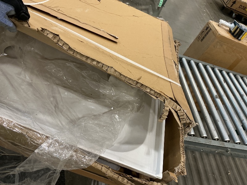 Photo 1 of *MAJOR DAMAGE*
Fine Fixtures Single Threshold Acrylic Shower Base - Non-Slip Textured Surface, Durable Shower Floor Pan 54" x 32" for Easy Installation, White Color for Modern Bathrooms