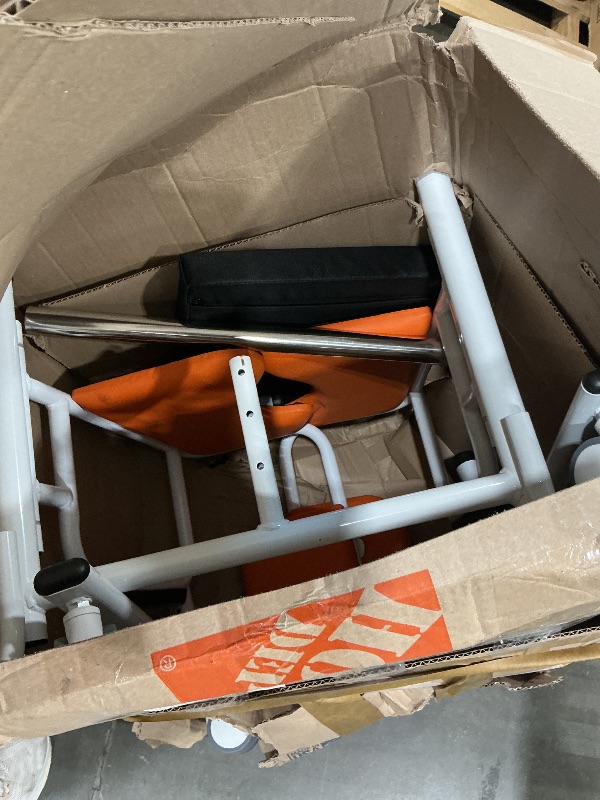 Photo 1 of *missing parts* Foldable Walker for Seniors Displacement Machine, Elderly Care Device, Multifunctional Chair, Bed Rest, Patient Transfer ? Rollator Walker(Orange)