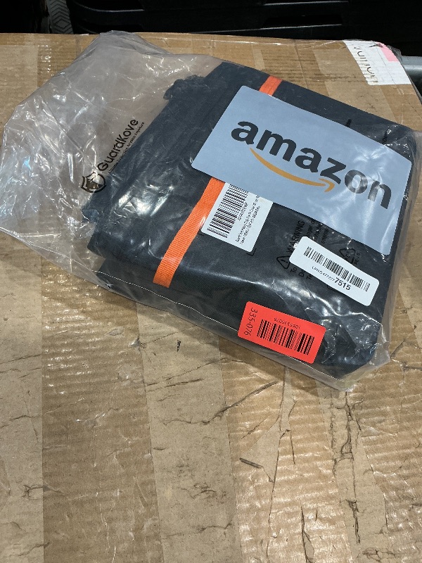 Photo 1 of [Upgraded 1000D Heavy Duty Fabric] 48 Inch Fire Pit Cover Round for 46”- 48” Fire Pit/Tables, Waterproof Tear & Fade Resistant Firepit Cover with Buckle, Drawstring, Air Vent (48”D x 24”H, Black)