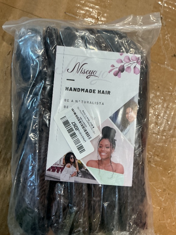 Photo 1 of *PARTIAL SET*
NISEYO Boho Senegalese Twist Crochet Hair 24 Inch, 6 Packs Pre-looped Curly Ends, Black Pretwisted Goddess Island Passion Twist Crochet Braids (120 Strands, T30)