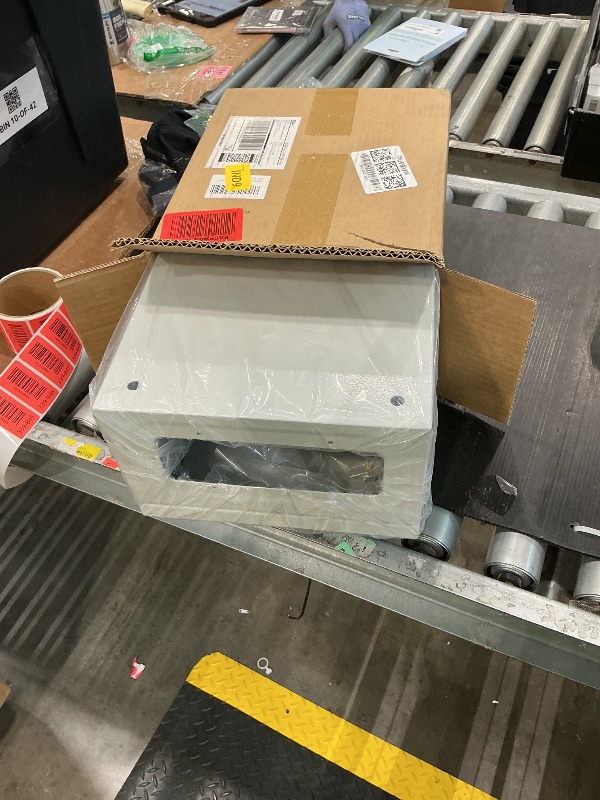 Photo 1 of *MINOR DAMAGE - USED*
Waterproof Electrical Enclosure 12 x 10 x 6'', Electrical Junction Box with Reinforced Lock, Outdoor Electrical Box Weatherproof