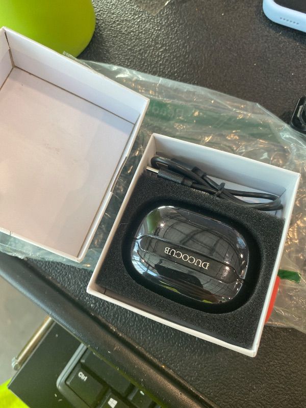 Photo 1 of *UNTESTED*
Open Ear Earbuds Wireless Clip on Headphones Bluetooth 5.4 Ear Buds with DNN Noise Cancelling, 48H Playtime, Low Latency, Fashion Design, Secure Fit, Crystal-Clear Sound for Sports Music & Calls