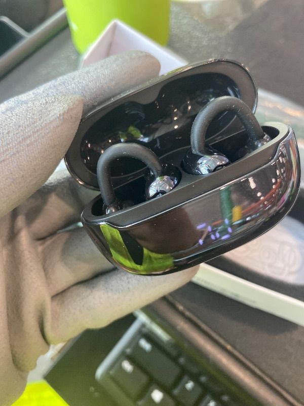 Photo 1 of *UNTESTED*
Open Ear Earbuds Wireless Clip on Headphones Bluetooth 5.4 Ear Buds with DNN Noise Cancelling, 48H Playtime, Low Latency, Fashion Design, Secure Fit, Crystal-Clear Sound for Sports Music & Calls