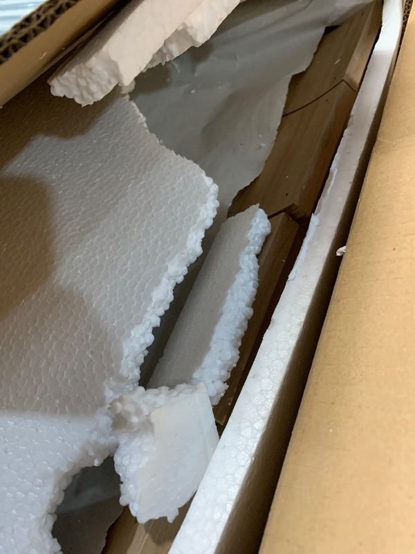 Photo 1 of ****FOR PARTS****   Modway Duval Oval Wood Grain 71 Inch Sideboard with Doors and Drawers in Hickory Frost