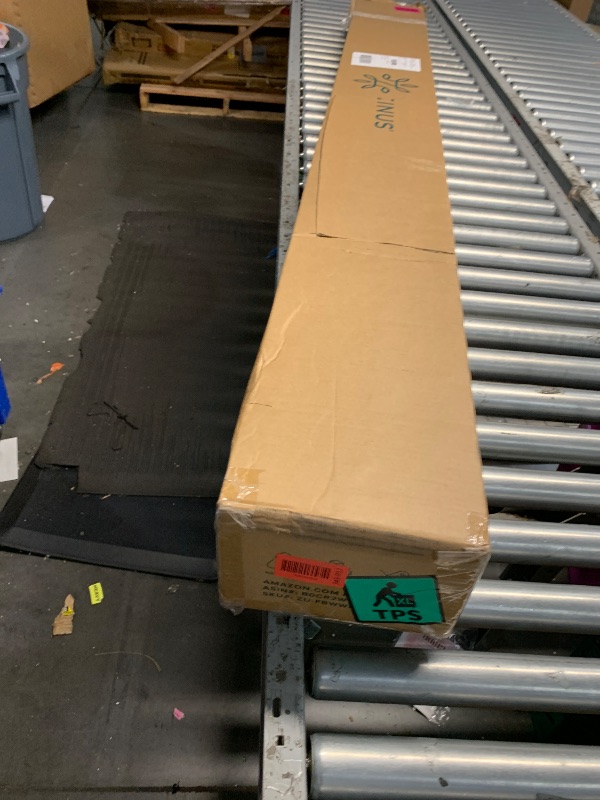 Photo 1 of (please see all images) ZINUS Moiz Wood Platform Bed Frame, Wood Slat Support, No Box Spring Needed, Easy Assembly, Natural, Queen