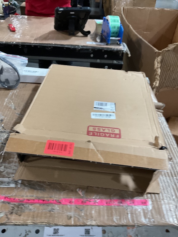 Photo 1 of ***(MISSING HARDWARE)***DecoBrothers Crystal Tempered Glass Vertuo Pod Holder Drawer, 30 Large or 60 Small Nespresso Capsule Organizer, Black