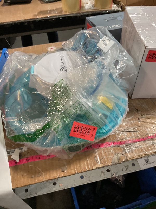 Photo 1 of (2025 Upgrade) Cordless Robotic Pool Cleaner, Lasts 75 Min, Automatic Vacuum for Above-Ground Pools up to 645 Sq.ft,Portable, Self-Parking,Light Blue