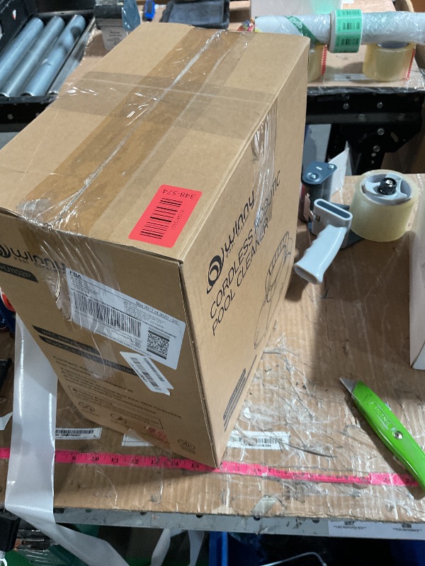 Photo 1 of (2025 Upgrade) Cordless Robotic Pool Cleaner, Lasts 80 Min, Automatic Vacuum for Above-Ground Pools up to 645 Sq.ft,Portable, Self-Parking,Light Black