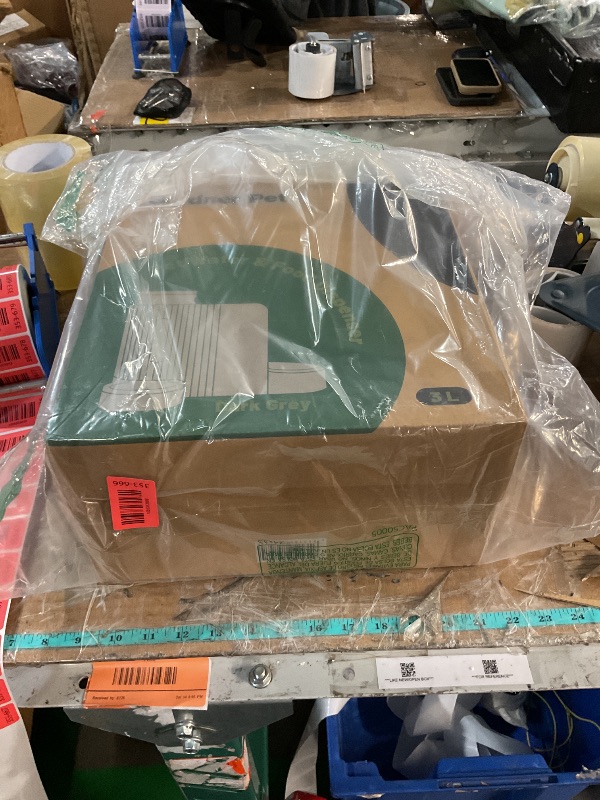 Photo 1 of (incomplete) Gardner Pet Automatic Gravity Cat Food Feeder and Water Dispenser Stainless Steel Two-in-One Set Large Capacity