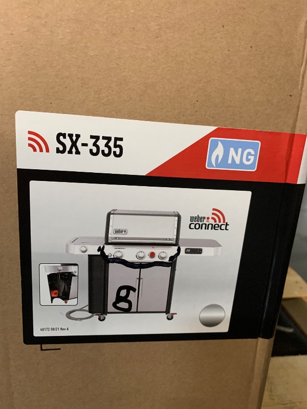 Photo 1 of *****************MISSING PARTS-FOR PARTS ONLY******************
Weber Genesis SX-335 Natural Gas Smart Grill, Stainless Steel